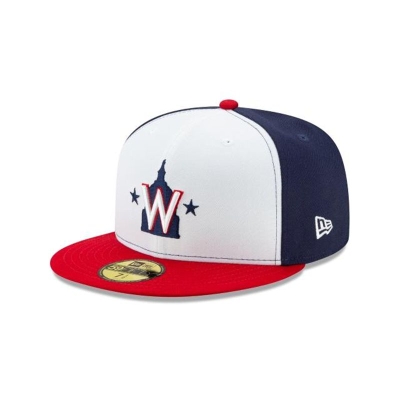 White Washington Nationals Hat - New Era MLB Authentic Collection Alt 2 59FIFTY Fitted Caps USA2805196